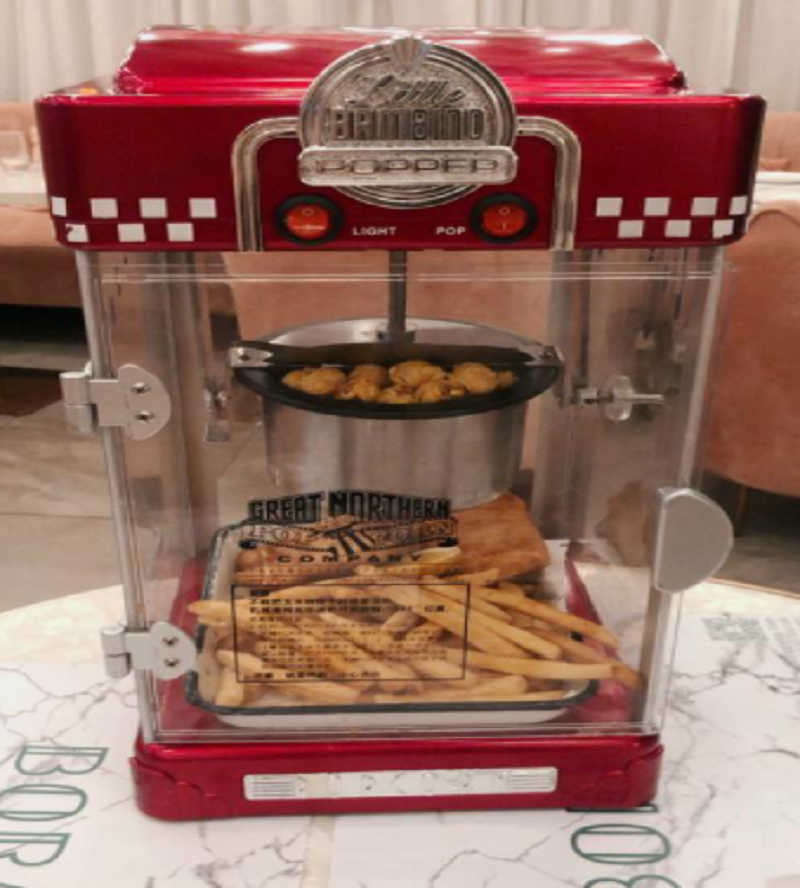 Popcorn Machine Home - 220V NINTAUS Popcorn Maker Commercial Home
