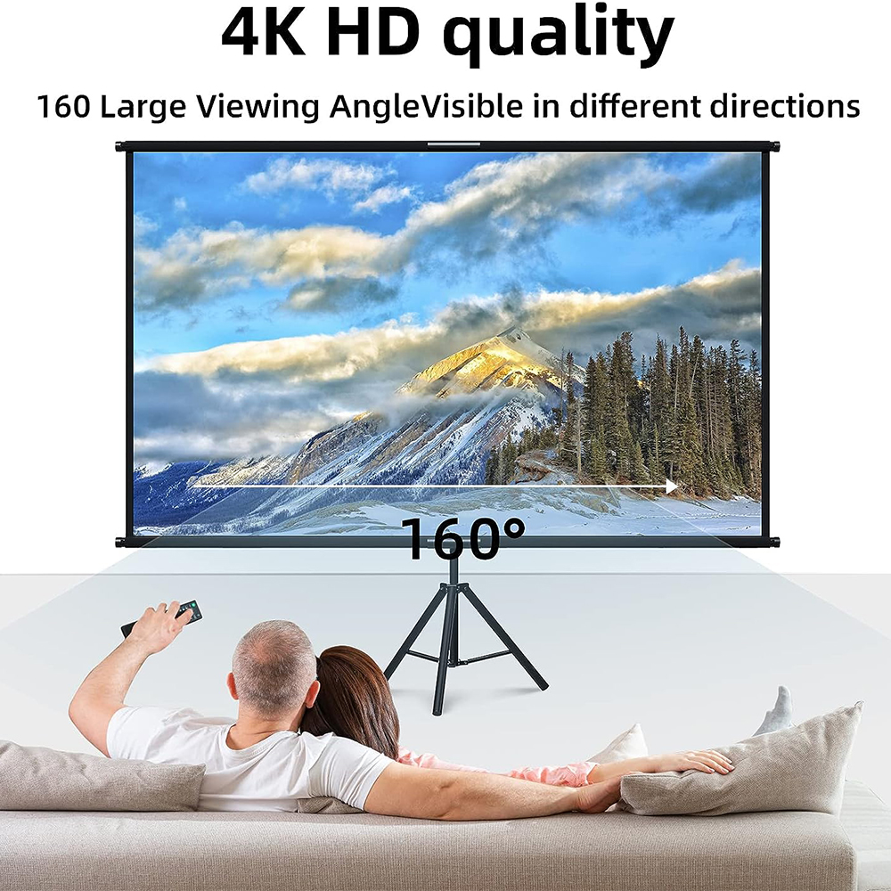 VEIDADZ Projector Screen With  - Home Cinema Projector Screen avis et prix