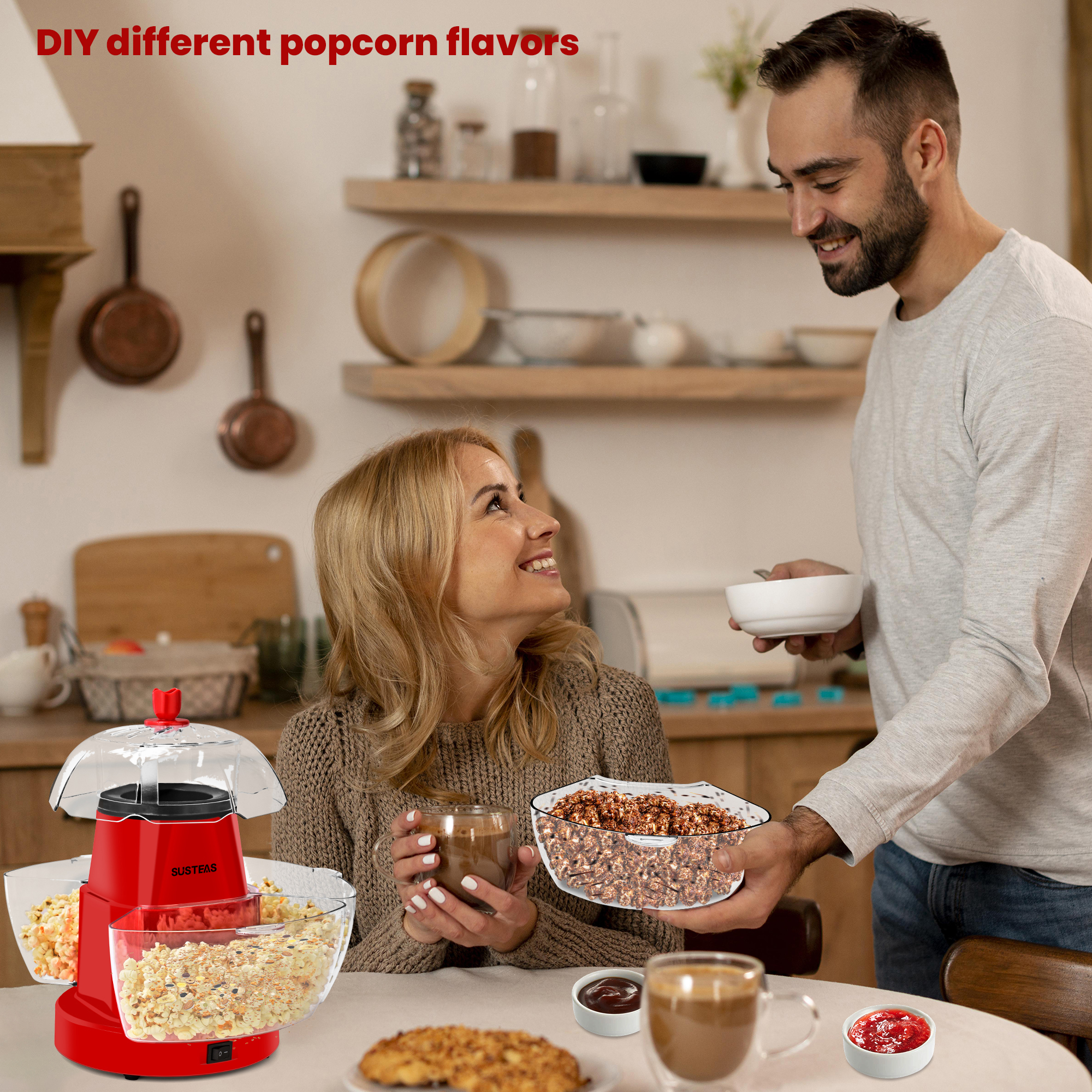 1200W Electric Hot Air Popcorn - Popcorn Machine Home avis et prix