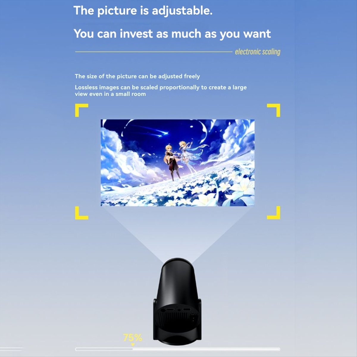 1080P Projector for Android12  - Home Cinema Quad avis et prix