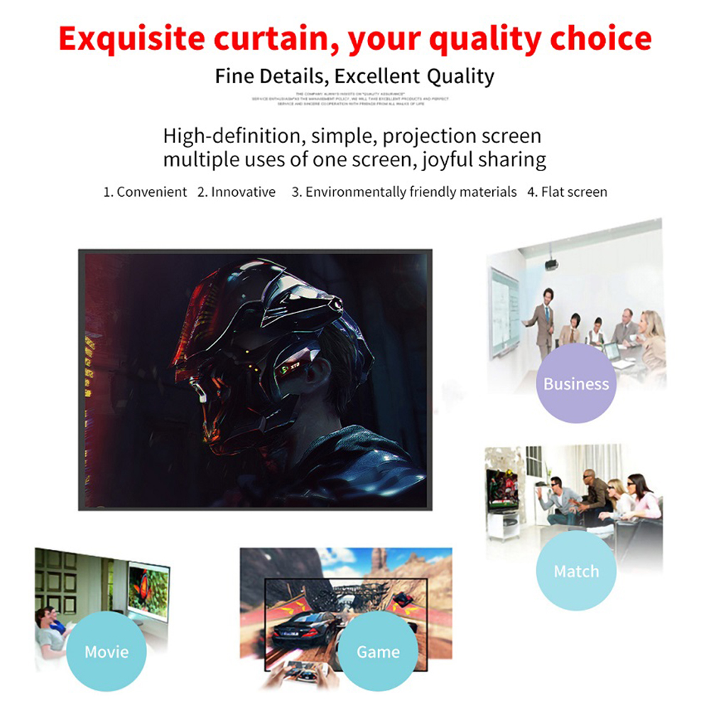 Portable Projector Screen Simp - Home Cinema Projector Screen avis et prix