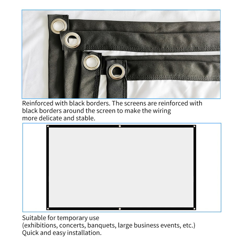 Portable Projector Screen Simp - Home Cinema Projector Screen avis et prix
