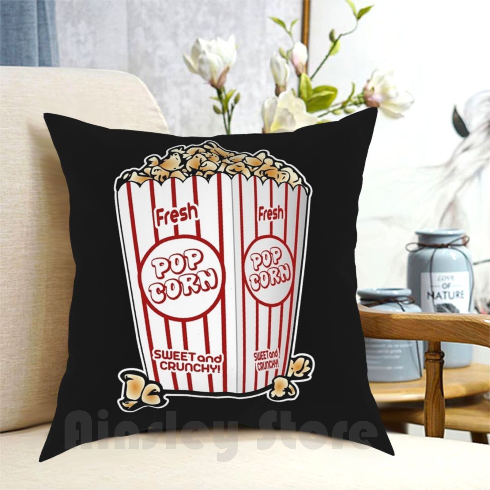 Cinema Popcorn Pack Pillow Cas - Home Cinema Food avis et prix