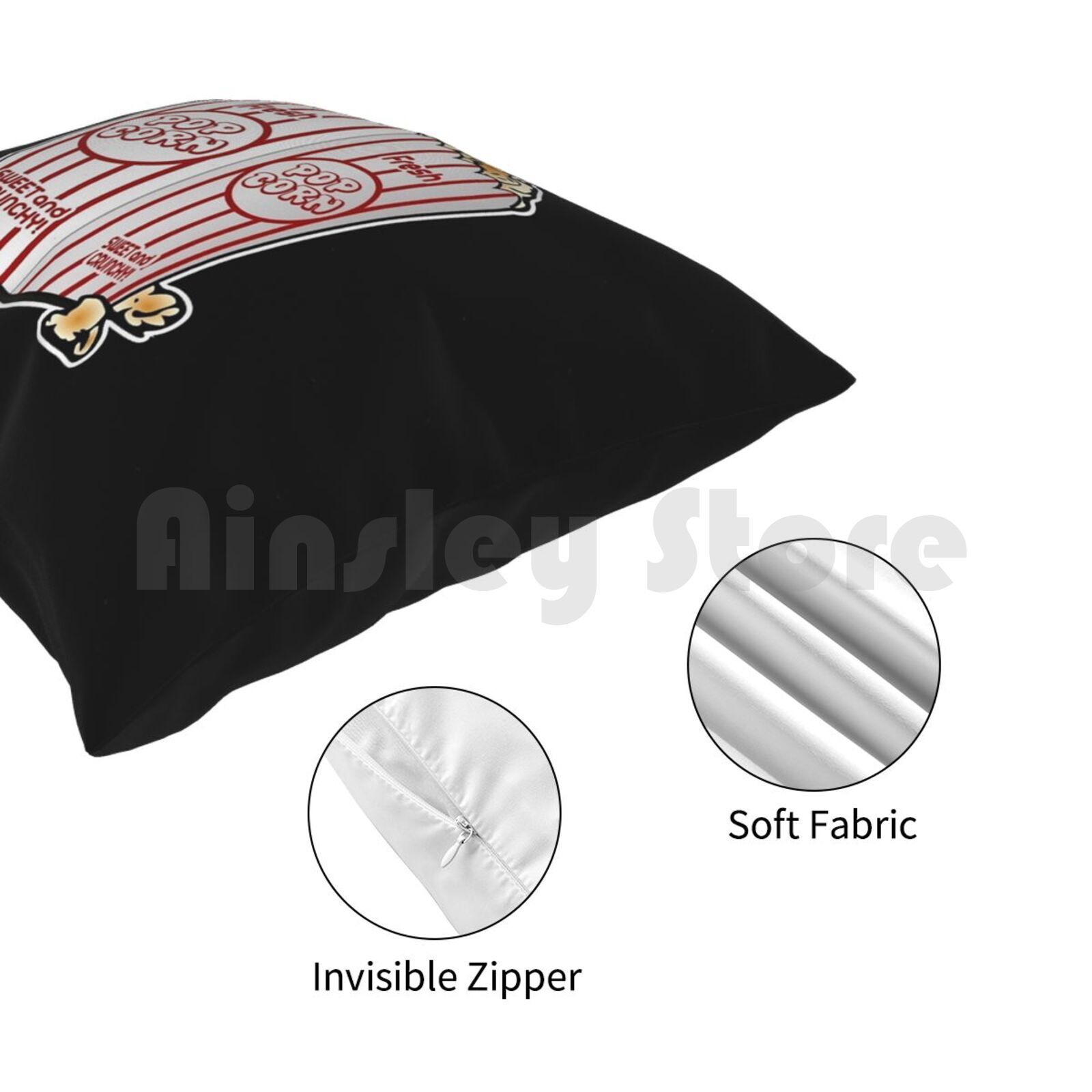 Cinema Popcorn Pack Pillow Cas - Home Cinema Food avis et prix