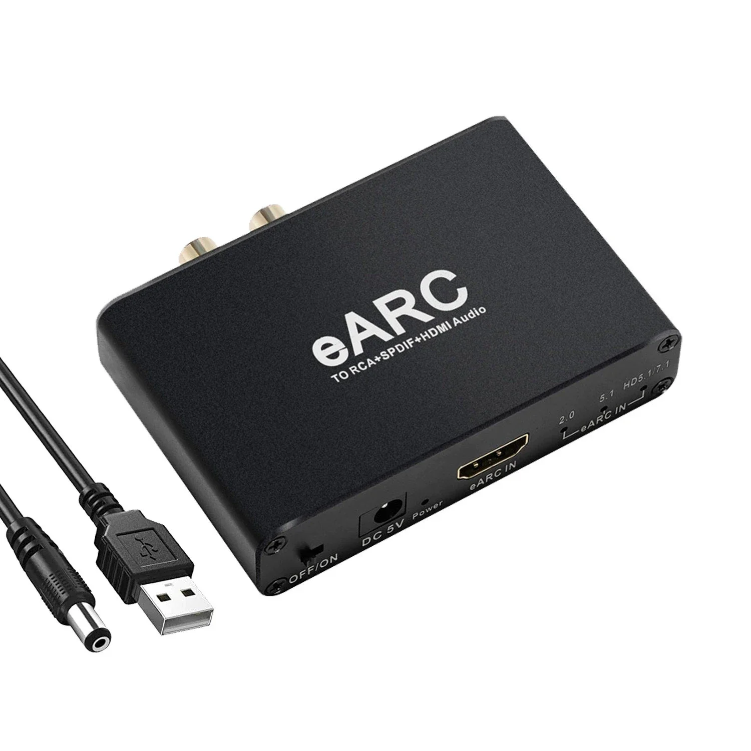 192KHz HDMI eARC ARC to RCA Au - Hdmi Arc Cable avis et prix