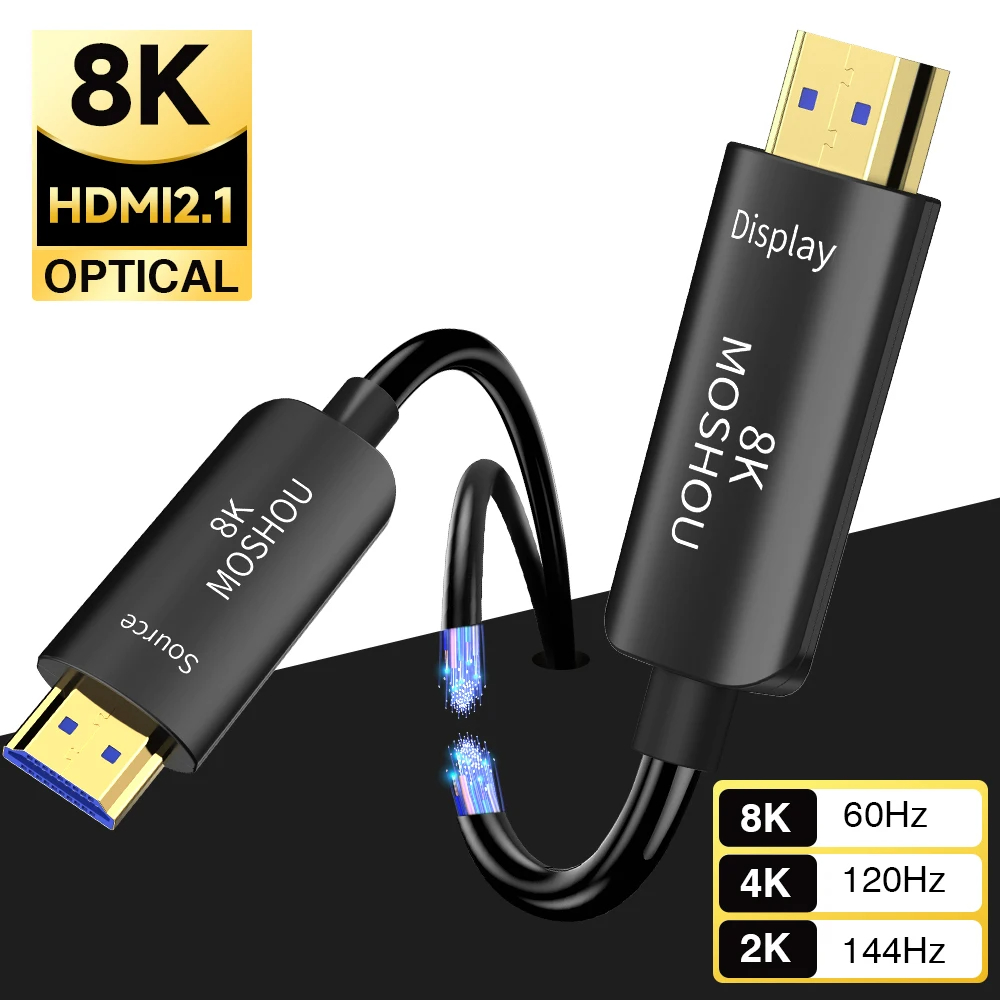 MOSHOU 8K Optical Fiber HDMI 2 - Hdmi Arc Cable avis et prix