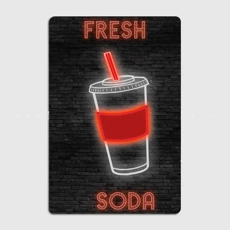 SODA Food Neon Sign Metal Sign - Home Cinema Food avis et prix