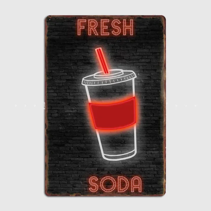 SODA Food Neon Sign Metal Sign - Home Cinema Food avis et prix