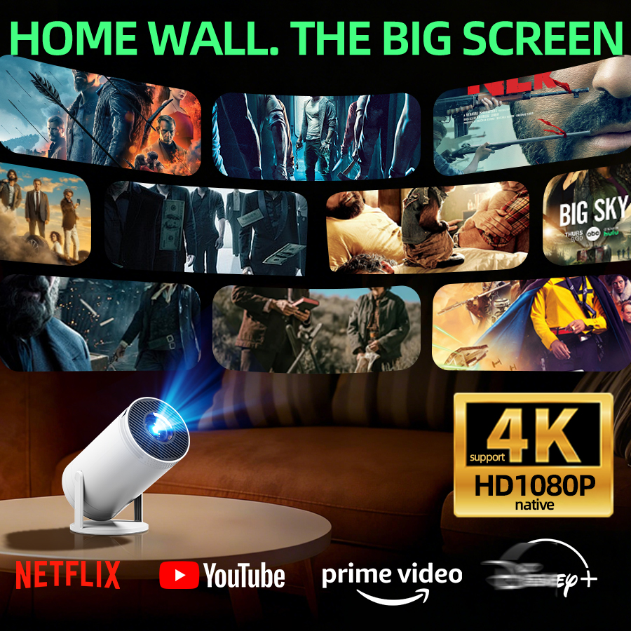 4K home theater projector, bui - Home Cinema Projector Screen avis et prix