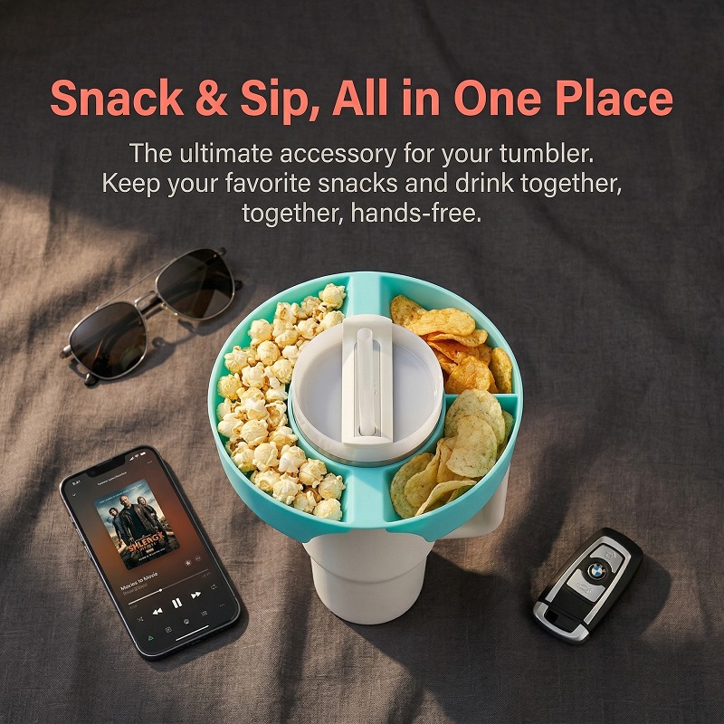 Divided Snack Plate with Cup H - Home Cinema Food avis et prix