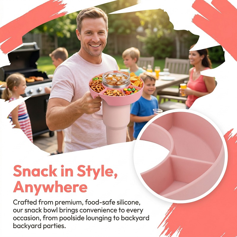 Divided Snack Plate with Cup H - Home Cinema Food avis et prix