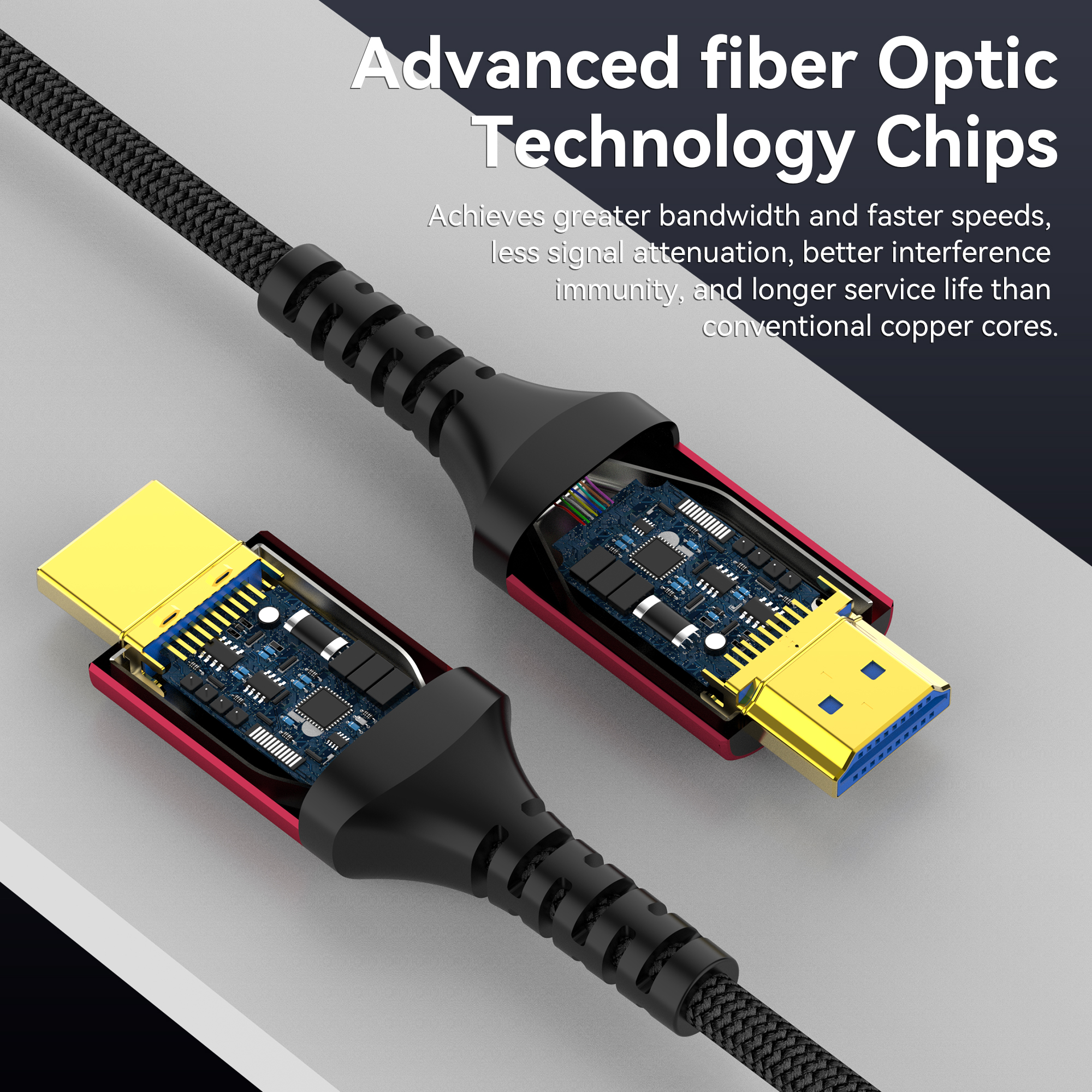 8K HDMI 2.1 Fiber Optic Cable  - Hdmi Arc Cable avis et prix