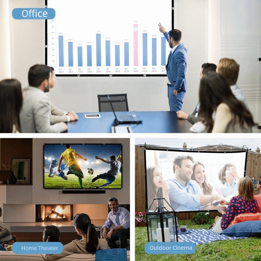 Polyester Projector Screen 16: - Home Cinema Projector Screen avis et prix