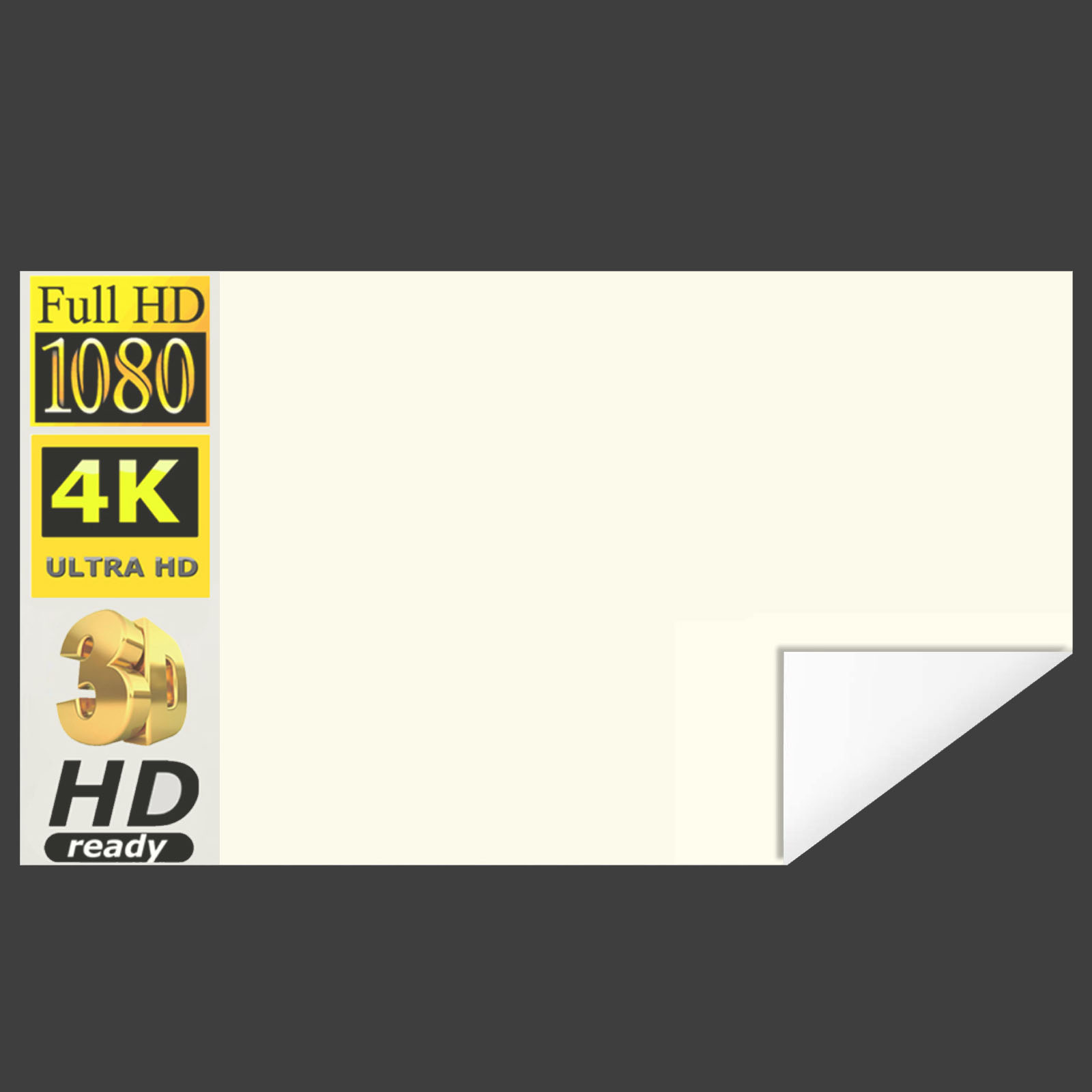 60 72 100 120 133 Inch Portabl - Home Cinema Projector Screen avis et prix