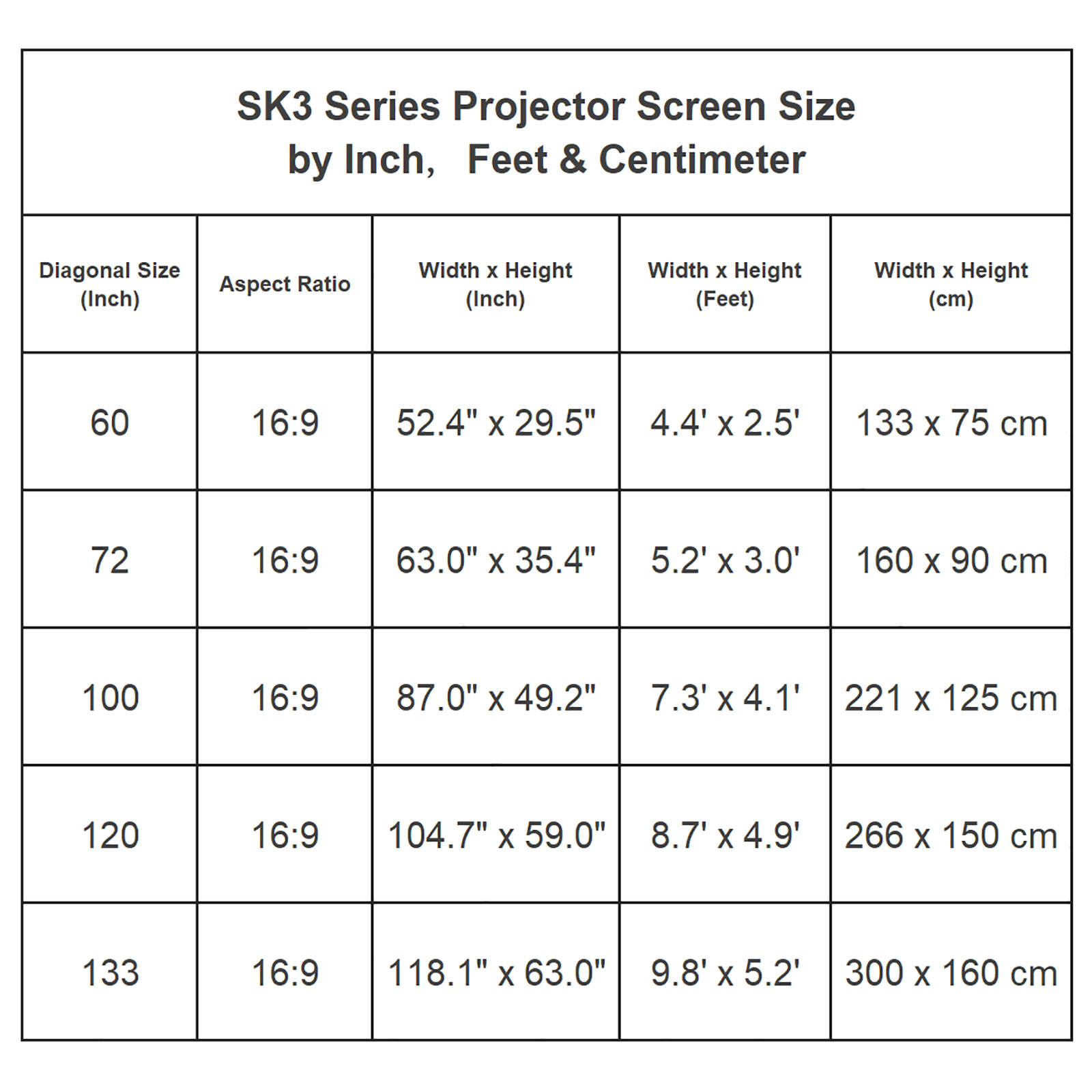 60 72 100 120 133 Inch Portabl - Home Cinema Projector Screen avis et prix