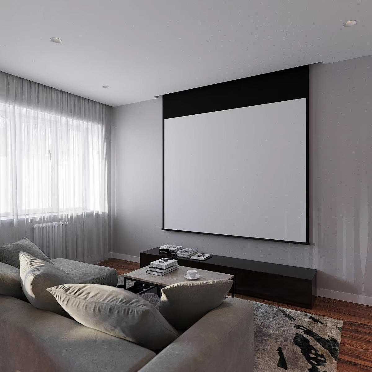 100'' 120''150''200''High Qual - Home Cinema Projector Screen avis et prix
