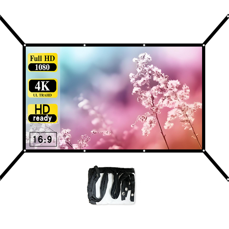 Extended projector screen 4K h - Home Cinema Projector Screen avis et prix