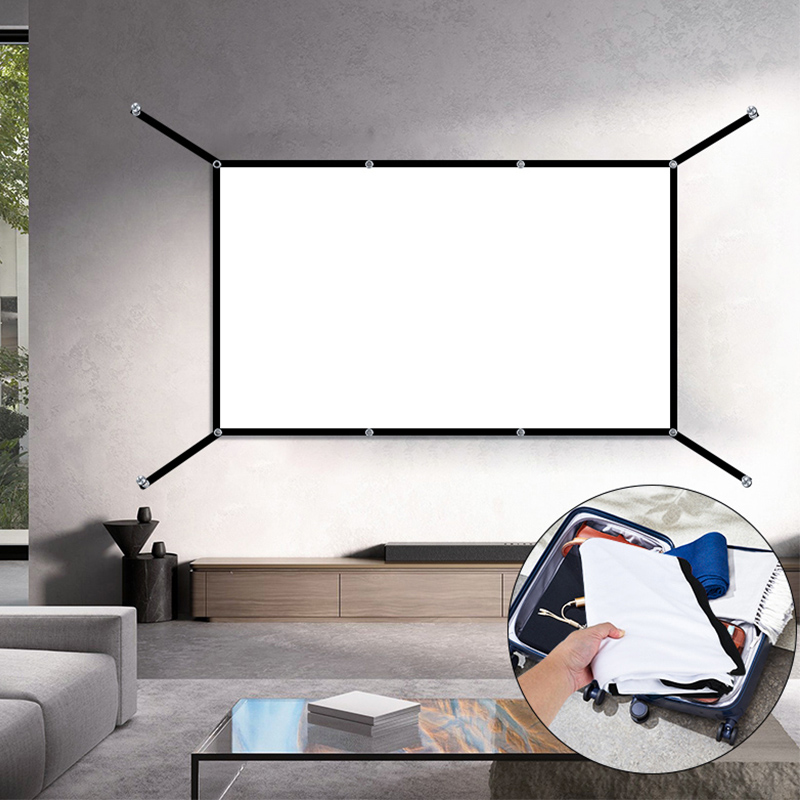Extended projector screen 4K h - Home Cinema Projector Screen avis et prix
