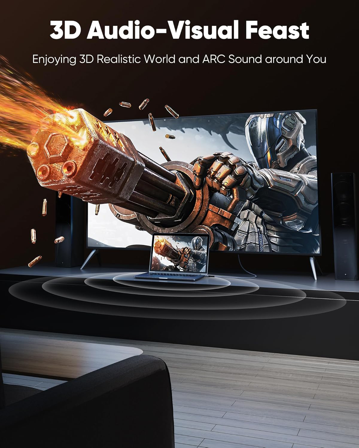 Short HDMI 2.0 Cable 4K 60Hz 5 - Hdmi Arc Cable avis et prix