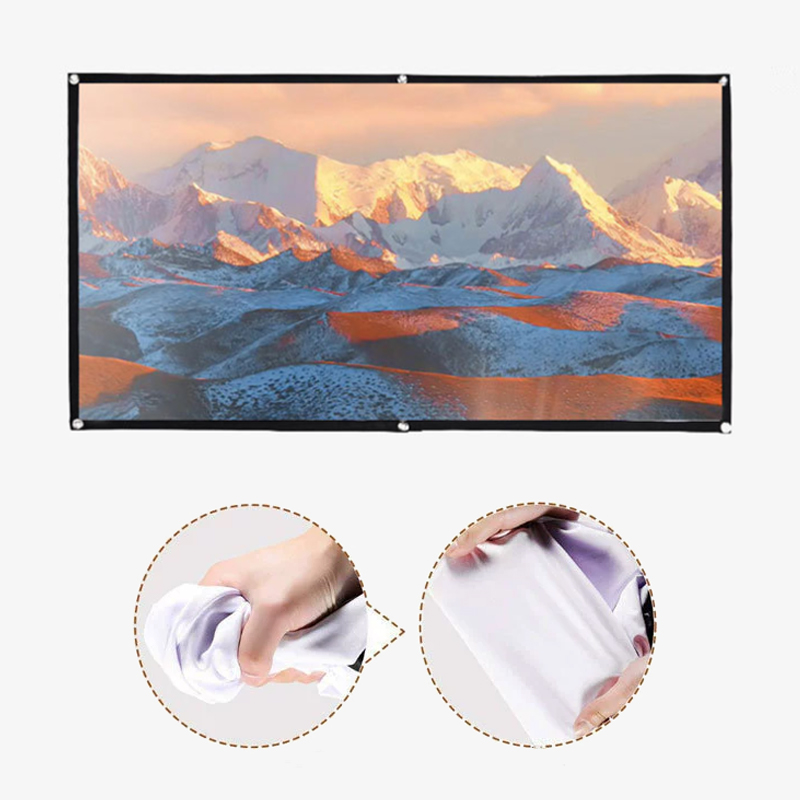 Portable Projector Screen 60/7 - Home Cinema Projector Screen avis et prix