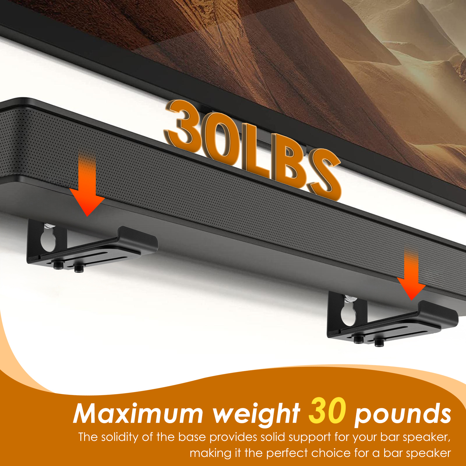 2Pcs Soundbar Speaker Stands W - Home Cinema In avis et prix