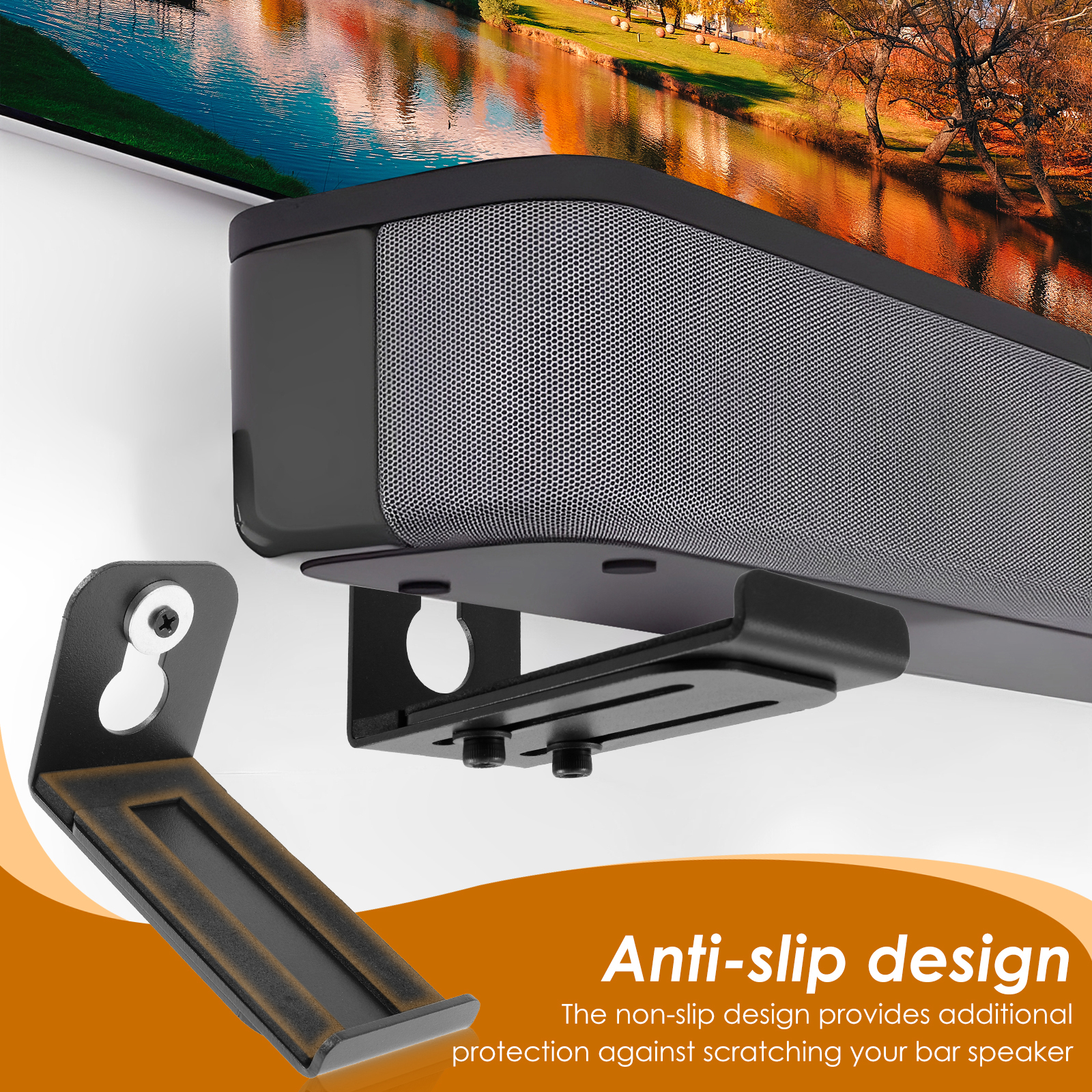 2Pcs Soundbar Speaker Stands W - Home Cinema In avis et prix