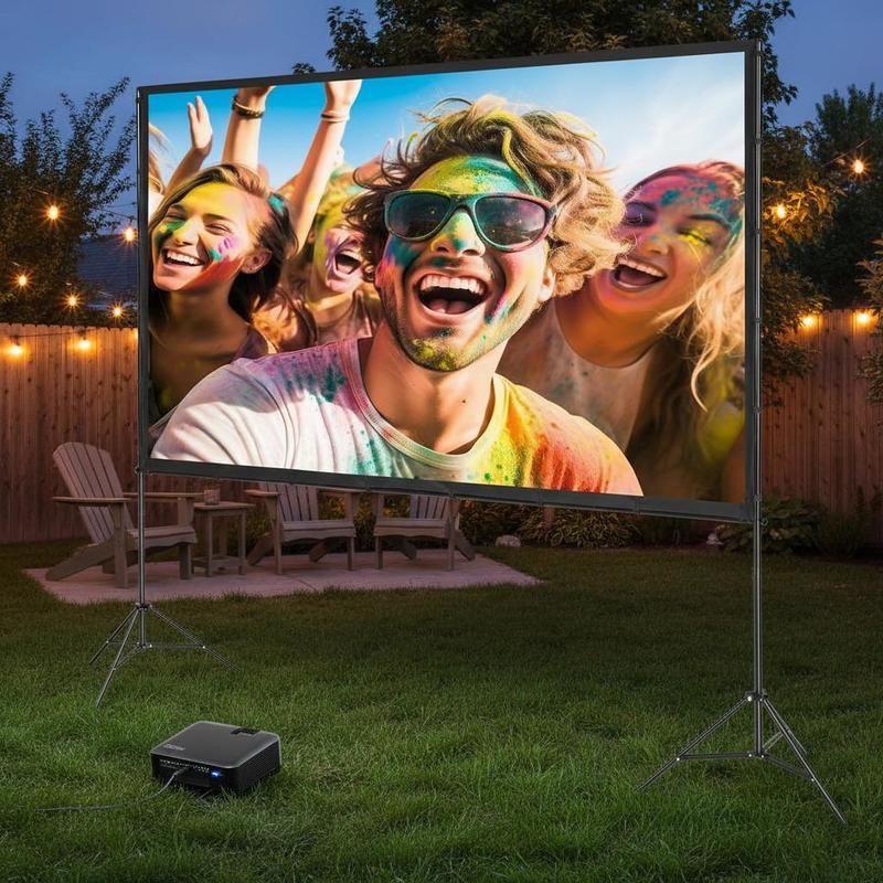 Projector Screen with Stand, 1 - Home Cinema Projector Screen avis et prix