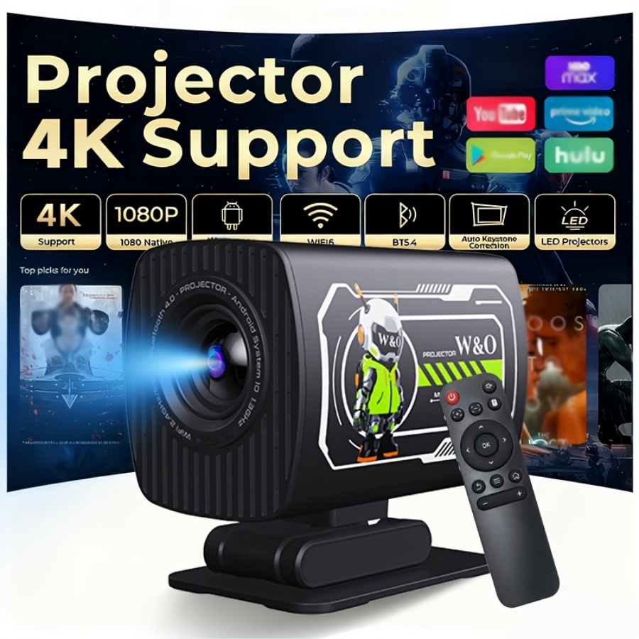 2026 New 1080P Projector Porta - Home Cinema Projector Screen avis et prix