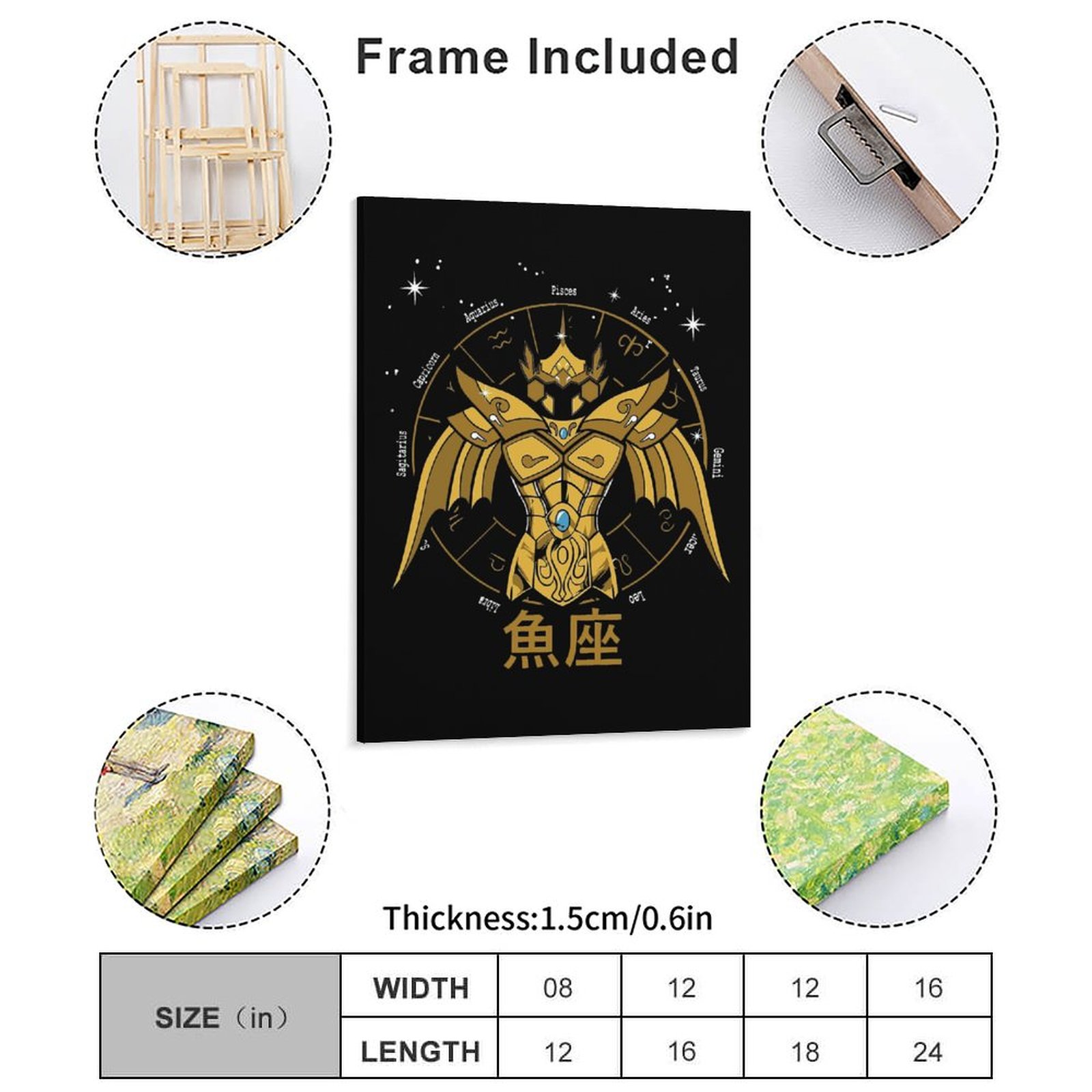 1PC frameless Canvas,Saint Sei - Home Cinema In avis et prix