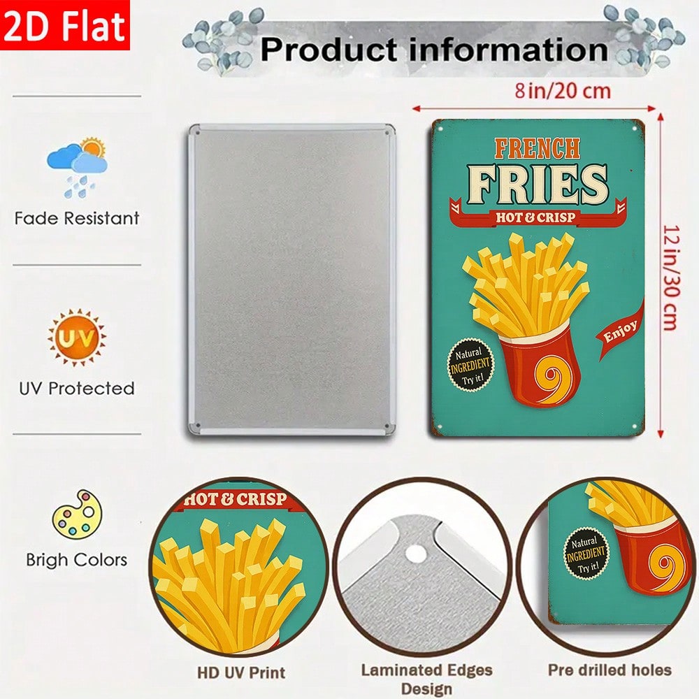1PC Tin Sign - Movie Theater L - Home Cinema Food avis et prix